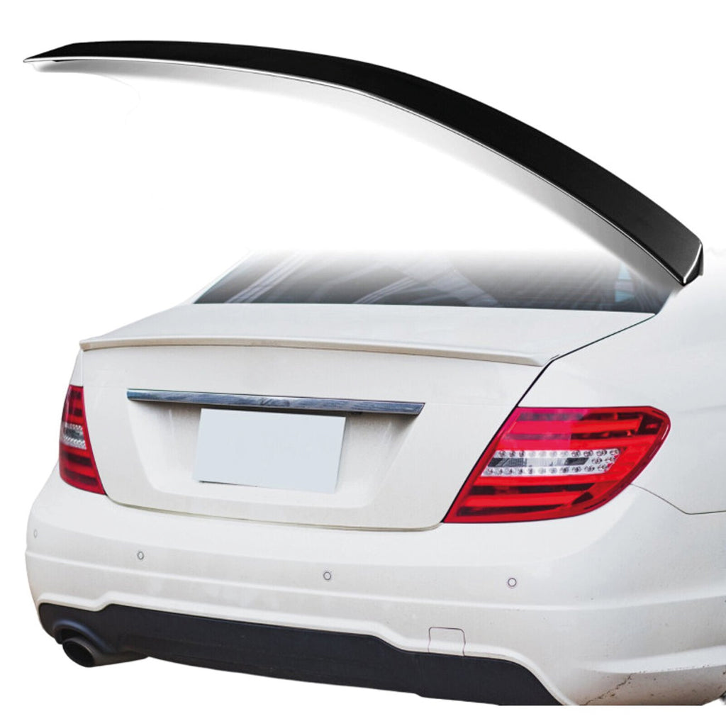 Rear Spoiler for Mercedes W204 AMG Style (2007–2014) 🚗✨ – Gloss Piano Black ABS