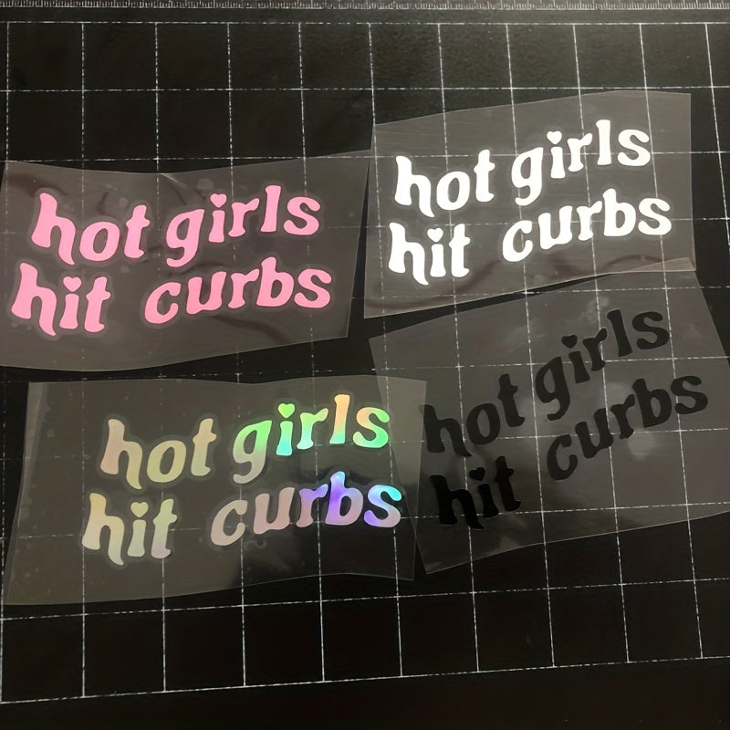 Funny Car Mirror Sticker 😄🚗 – “Sexy Ladies Ring the Bells” Cute Vehicle Decor for Women