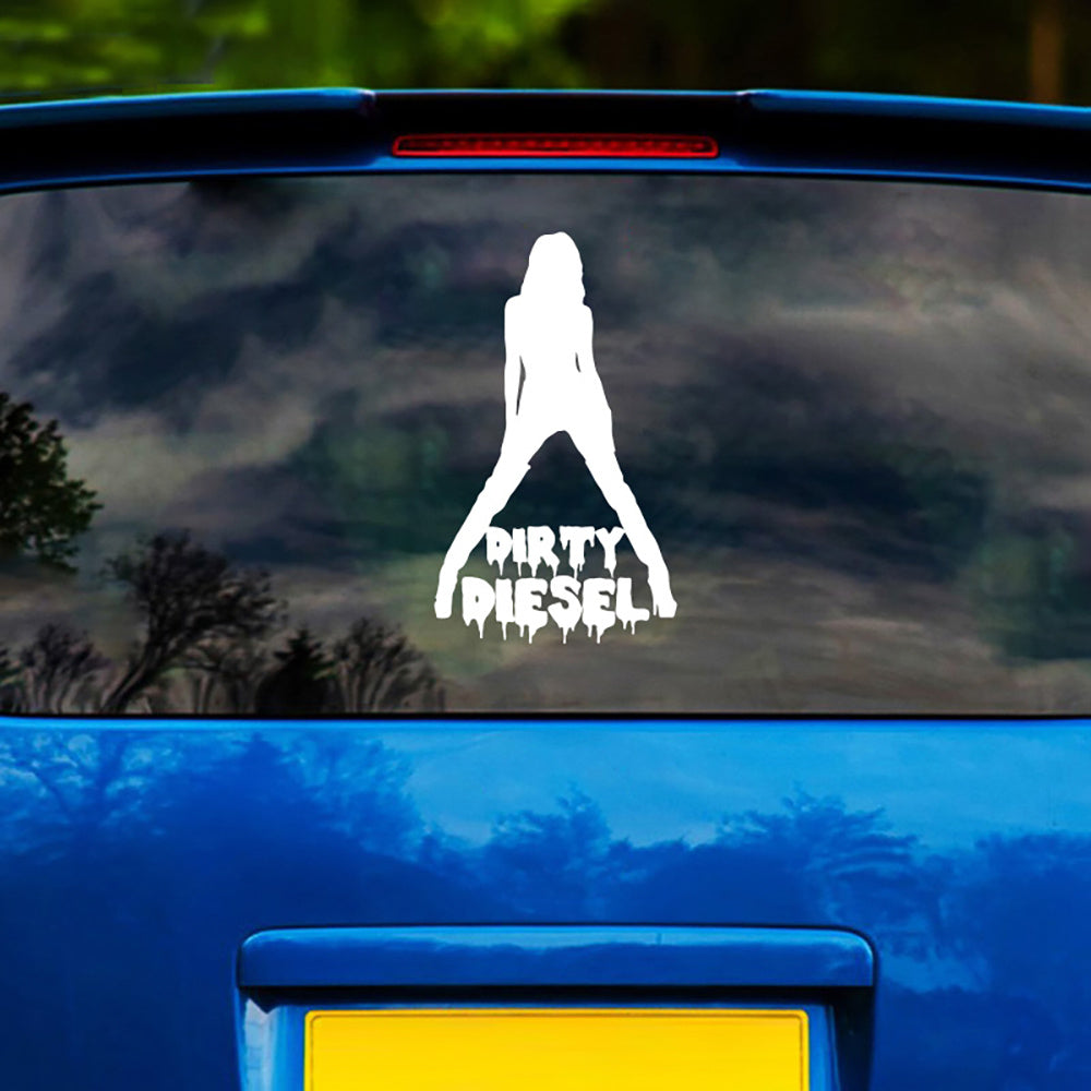 “Dirty Diesel” Reflective Car Sticker 🚛✨ – Premium Vinyl Decal for Trucks, Cars & Motorcycles