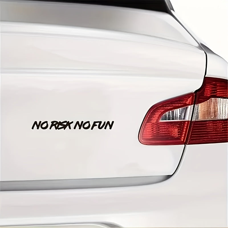 Black Vinyl Car Sticker 22.0 x 2.39 cm 🚗✨ – Safe and Fun Decorative Decal